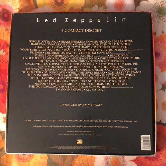 Led Zepplin 1990 4 Compact Disc Set 💿 CD - Picture 8 of 9